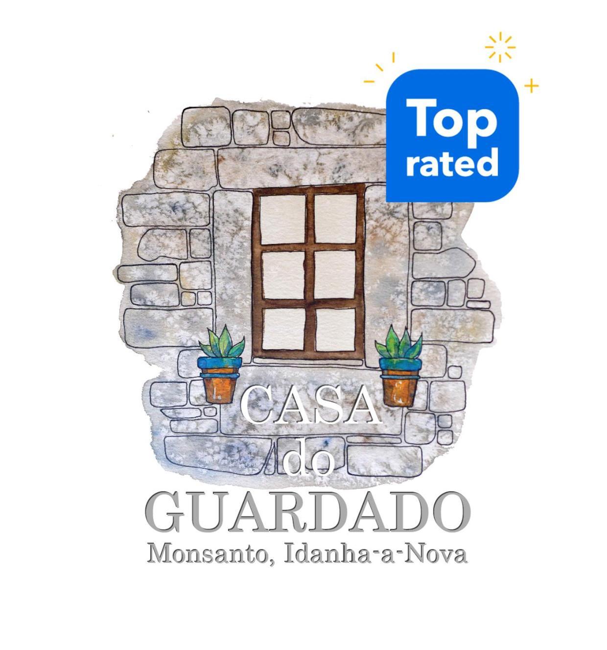 Вилла Casa Do Guardado Монсанту Экстерьер фото